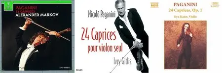 Niccolo Paganini 24 Caprices for solo violin (Markov, Gitlis, Kaler) 