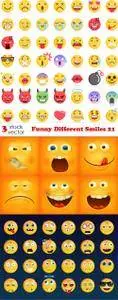 Vectors - Funny Different Smiles 21