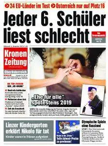 Kronen Zeitung Oberösterreich - 06. Dezember 2017