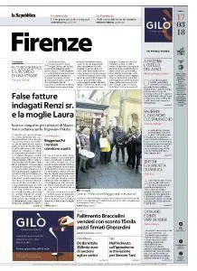 la Repubblica Firenze - 17 Marzo 2018