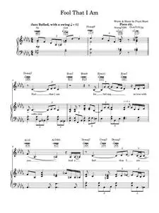 Fool That I Am - Etta James Adele (Piano-Vocal-Guitar (Piano Accompaniment))