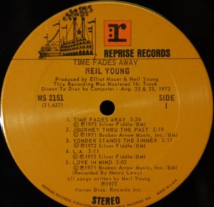 Neil Young - Time Fades Away (Reprise 1973) 24-bit/96kHz Vinyl Rip
