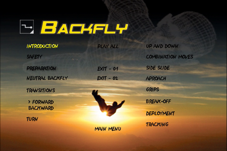 Skydive University - Learning to Freefly: Backfly, Headdown, Transitions (3 DVD- set)