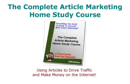 The Complete Article Marketing Home Study Course