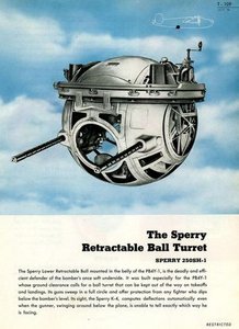 The Sperry Retractable Ball Turret. SPERRY 25GSH-1
