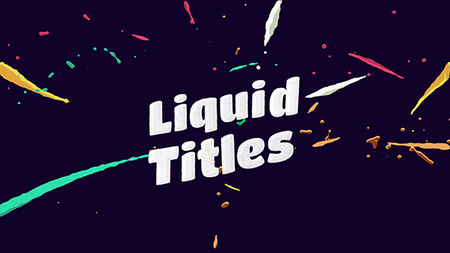 Liquid Animation Titles - Project for After Effects (VideoHive)