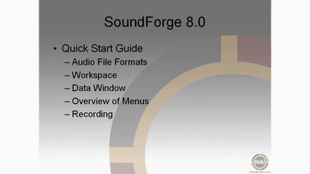 Total Training: SoundForge 8.0 - Essential Training [repost]