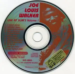 Joe Louis Walker - Live At Slim's Volume 1 (1991) Repost / New Rip