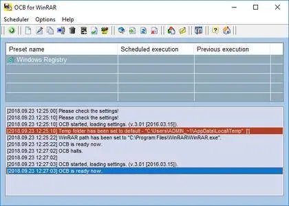 One-Click BackUp for WinRAR 3.01 Multilingual