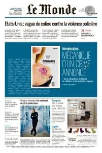 Le Monde du Dimanche 31 Mai et Mardi 2 Juin 2020