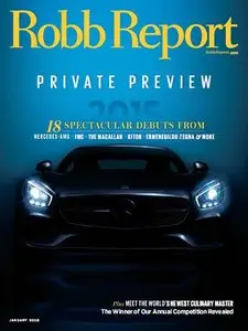 Robb Report USA Magazine January 2015 (True PDF)