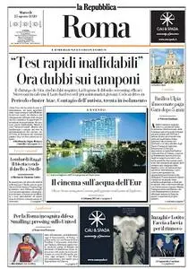 la Repubblica Roma - 25 Agosto 2020