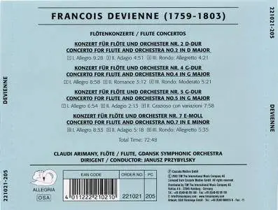 Claudi Arimany, Gdansk Symphonic Orchestra, Janusz Przybylsky - Francois Devienne: Flute Concertos (2003) (Repost)