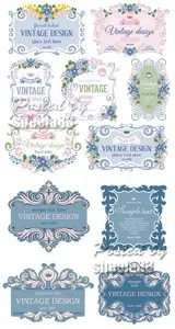 Classic Vintage Frames Vector