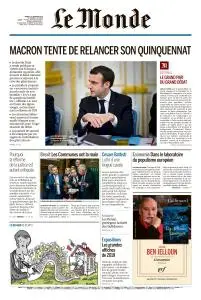 Le Monde du Mardi 15 Janvier 2019