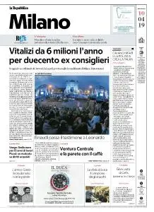 la Repubblica Milano - 10 Aprile 2019