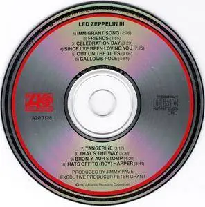 Led Zeppelin - Led Zeppelin III (1970) {1987 Atlantic A2-19128} **[RE-UP]**