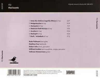 PSI - Horizonte (1977) {2017, 1st CD Edition}