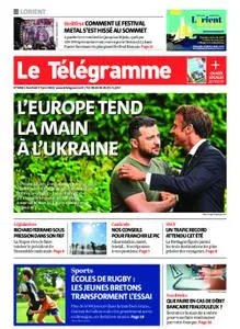 Le Télégramme Lorient – 17 juin 2022
