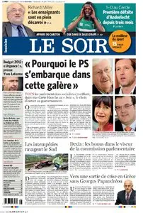 LE SOIR 07 NOVEMBRE 2011