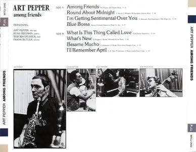 Art Pepper - Among Friends (2002)