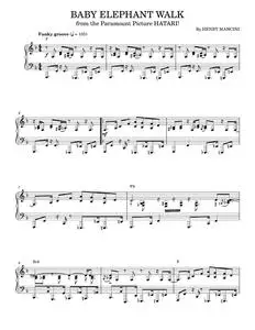 Baby Elephant Walk [Jazz version] (arr. Brent Edstrom) - Henry Mancini, Lawrence Welk, Miniature Men (Piano Solo)