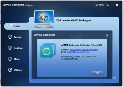 AOMEI Backupper Professional / Technician / Technician Plus / Server 3.0