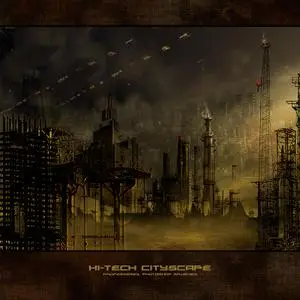 Hi-Tech Cityscape (Professional Photoshop Brushes)