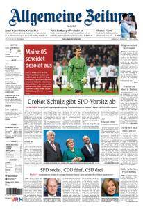 Allgemeine Zeitung Mainz - 08. Februar 2018