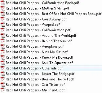 Red Hot Chili Peppers Sheet Music For Piano, Guitare, Lyrics