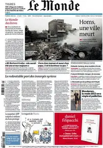 Le Monde et Supplément Livres du Vendredi 2 Mars 2012