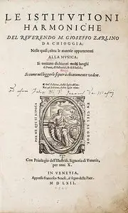 L'istituzioni armoniche di Gioseffo Zarlino