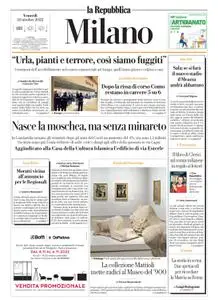 la Repubblica Milano - 28 Ottobre 2022