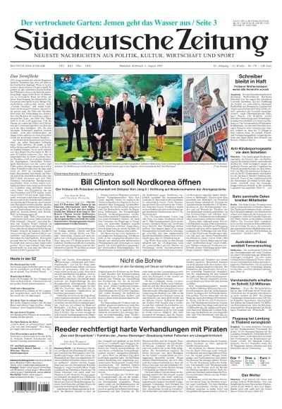 Sueddeutsche Zeitung vom 05.08.2009