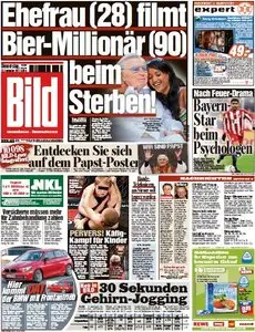 Bild Zeitung vom 22 September 2011
