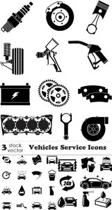 Vectors - Vehicles Service Icons