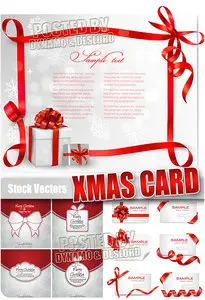 Xmas card - Stock Vectors