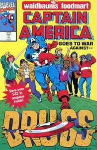 Captain America Goes to War Against Drugs (Waldbaums Promo) (1991)