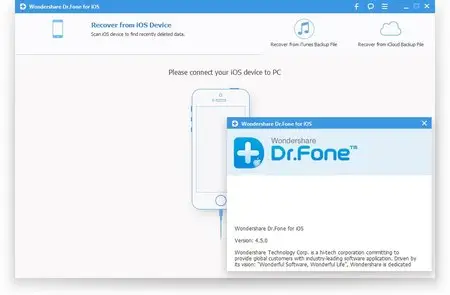 Wondershare Dr.Fone for iOS 4.5.0.27