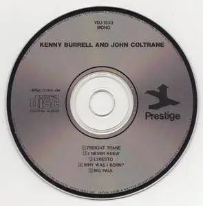 Kenny Burrell & John Coltrane - Kenny Burrell & John Coltrane (1958) {Prestige Japan, VDJ-1533, Mono, Early Press rel 1986}