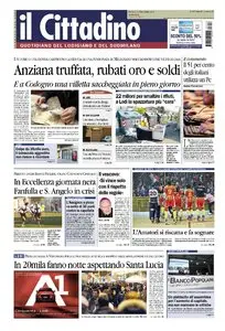 Il Cittadino Lodigiano e sud Milano del 13 DICEMBRE 2010