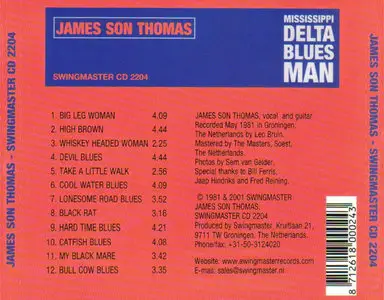 James Son Thomas  - Mississippi Delta Blues Man (1981)