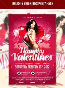 GraphicRiver Naughty Valentines Party Flyer