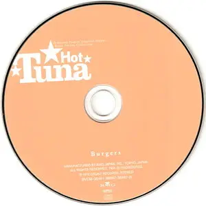 Hot Tuna - Burgers (1972) [Japanese Reissue, 2008]