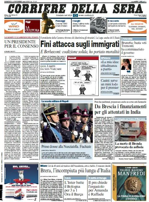 Il Corriere della Sera (22-11-09)