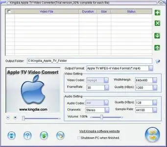 Kingdia Apple TV Video Converter v1.1.2