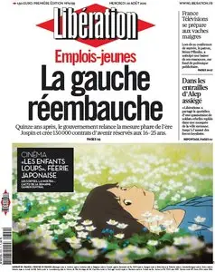 Libération du Mercredi 29 Aout 2012