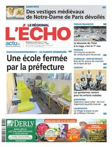 L'Echo Le Régional - 24 Avril 2024