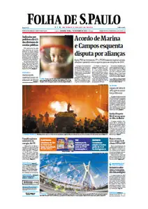 Jornal Folha de São Paulo - 7 de outubro de 2013 - Segunda