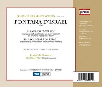 Hermann Max, Rheinische Kantorei - Schein: Fontana d'Israel (2011)